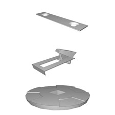 Monitor Mount Compatible with Spectrum DX-9 Boscam RX-LCD5802 FPV Display