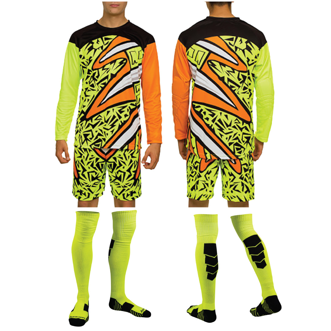 ⚽️Calamity Goalkeeper Long-Sleeve Kit (Jersey, Short and Goalkeeper Socks)⚽️