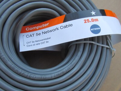 Netzwerkkabel CAT-5e F  / 25m / Restposten ContPal0K6x