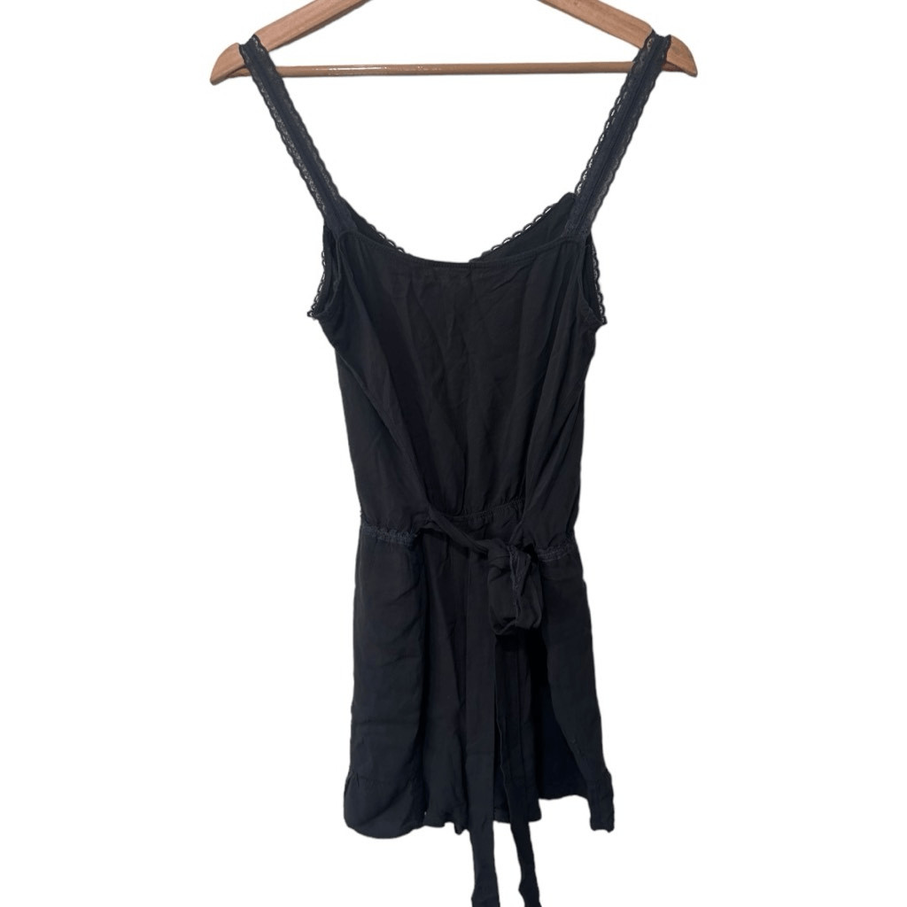Wildfox Intimate Solid Black Sleeveless Lace Trim… - image 7