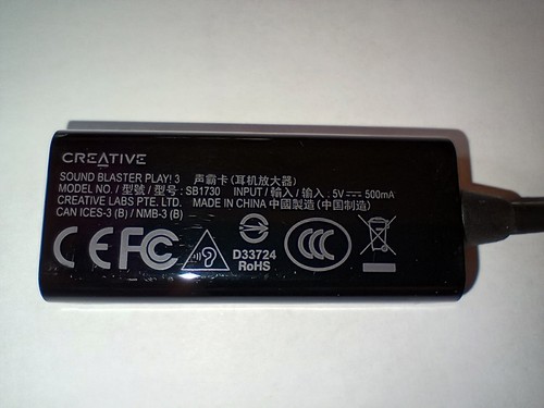 Creative Labs Sound Blaster Play! 3 SB1730 USB SoundAdapter - Afbeelding 2 van 2