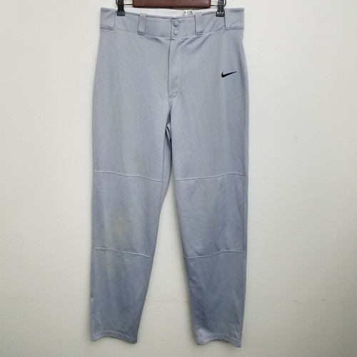 Nike Hombre Dri Fit Pantalones De Béisbol Dobladillo Abierto Gris medio  elástico en la cintura Athletic | eBay