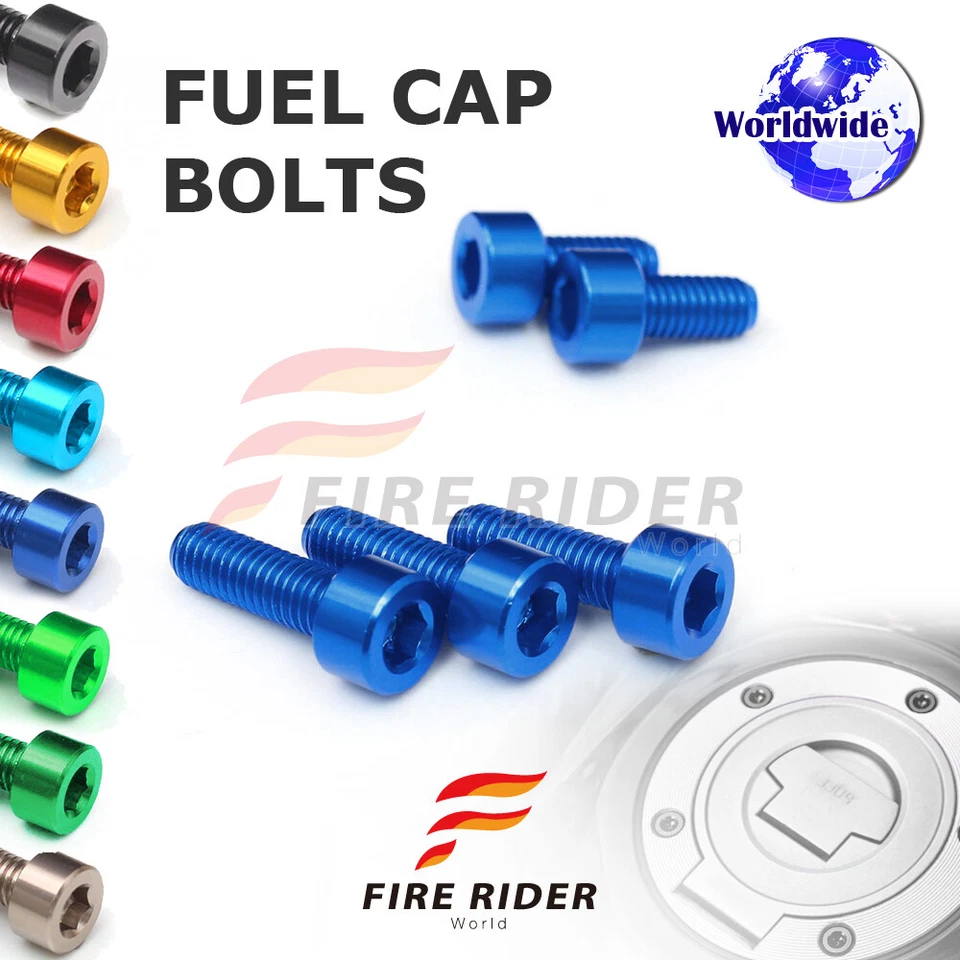 Juego de pernos de tapa de combustible FRW 7 colores para Suzuki GSXR 600 03-12 04 05 06 07 08 09 10 11 Foto 2 de 4
