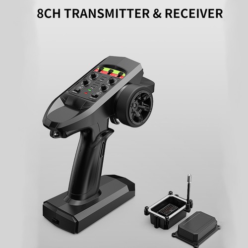 MJX H8H+ 1/8 RC Double Pickup 4WD V2 Remote Control Rock Crawler Car Model RTR6s - Picture 6 of 17