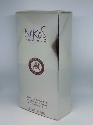Nikos Red For Men Red 3.4 oz 100 ml Eau De Toilette NIB Rare | eBay
