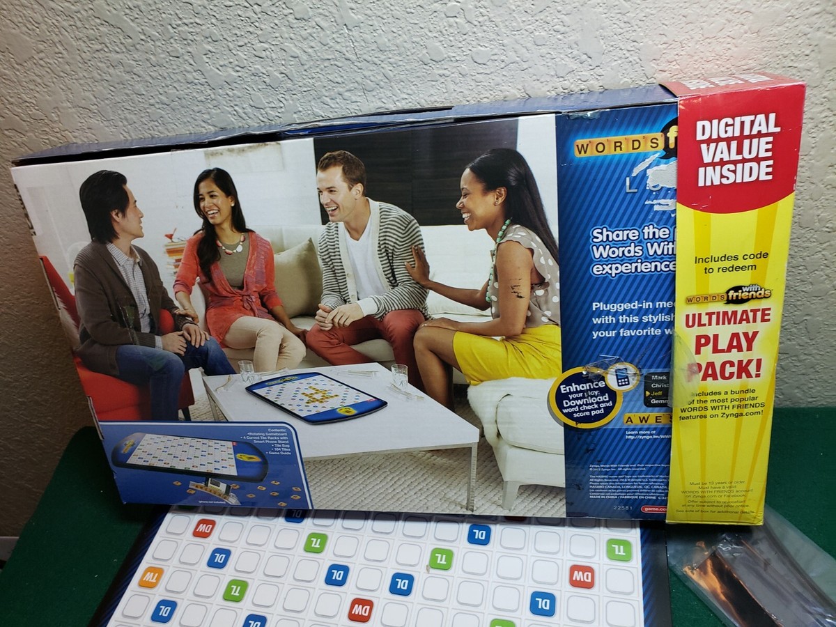 NRFB 2012 Zynga Words With Friends Luxe Edition Game Hasbro
