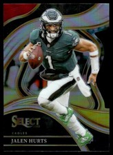 2023 Select Club  Red Yellow Die Cut Jalen Hurts Philadelphia Eagles #264