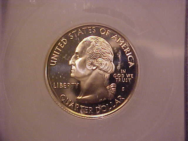 2007-S WYOMING STATE QUARTER ICG  PR70 DCAM FIRST DAY OF ISSUE-KEY DATE!-c121csx - Image 3 of 4