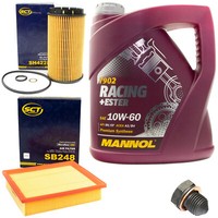 MotoröL Filter Set 10W60 4 Liter + ÖLablassschraube FüR VW Golf III Cabrio Vento