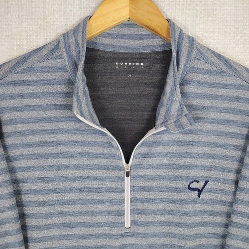 DUNNING x SAND VALLEY WISCONSIN Sz Large Mens 1/2 Zip Windshirt Soft Modal Golf - Picture 13 of 14