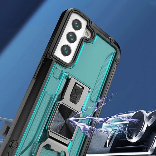 For Samsung Galaxy S21/S21+/Ultra 5G Ring Case Magnetic Metal Kickstand Cover - Picture 11 of 12
