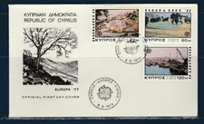 EurE enveloppe 1er jour  Europa   Cyprus  Chypre       1977