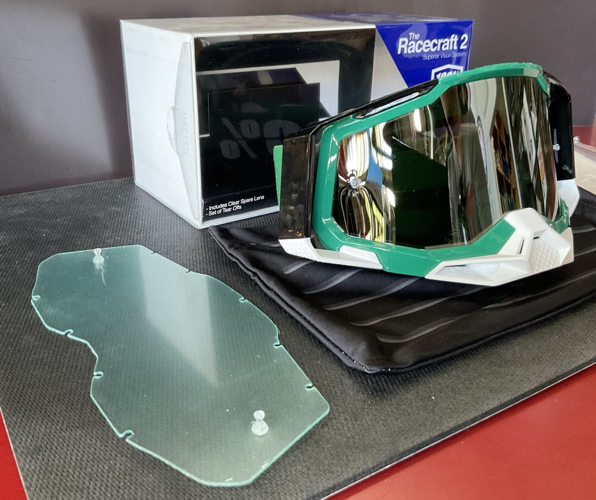 100% Racecraft 2 Goggles Milori - Silver Mirror 50121-252-16