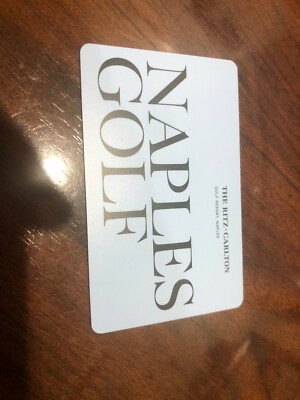 The Ritz Carlton Naples GOLF Florida USA Key Card Pool