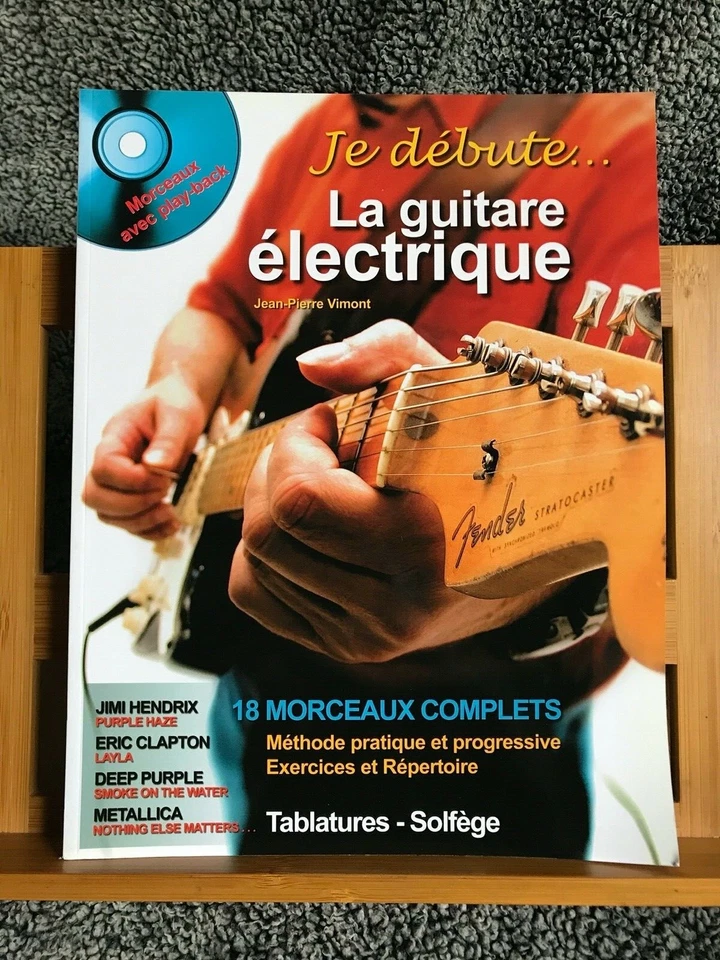 Jean-Pierre Vimont Je débute la guitare éléctrique méthode avec CD Hit diffusion