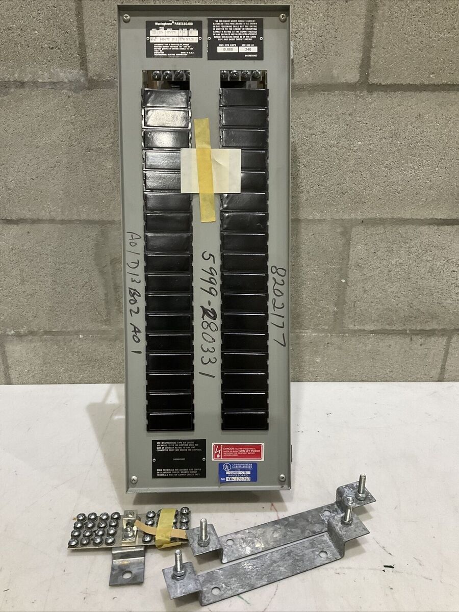 WESTINGHOUSE A014772 B10B CKT.36 PANEL BOARD 225 AMPS 120 WESTINGHOUSE A014772 B10B CKT.36 PANEL BOARD 225 AMPS 120