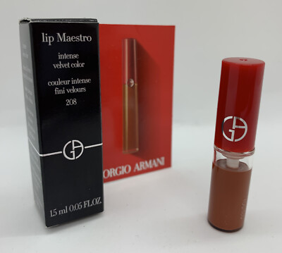 Luxusprobe Giorgio Armani Lip Maestro - 208 - 1,5 ml Neu 