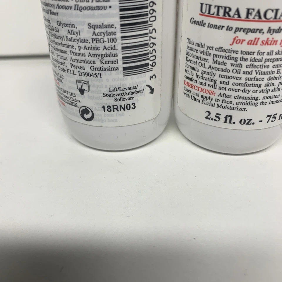 3 tónicos faciales Kiehl's Ultra para todo tipo de piel 2,5 OZ / 75 ML CADA LOTE 18RN03 Foto 3 de 4