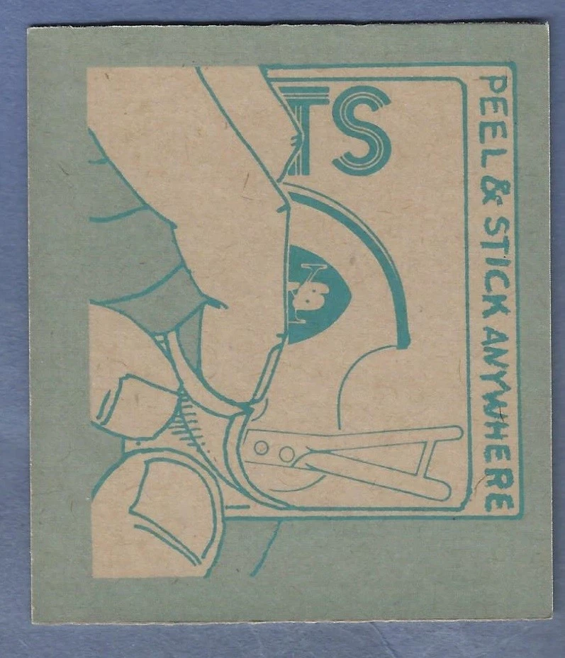 Pittsburgh Steelers 1977 Fleer Team Action Football Helmet Sticker - Image 2 of 2