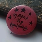1960s TOLKIEN Elvish "GANDALF FOR PRESIDENT" ORIG VTG PINBACK BUTTON LOTR HOBBIT — photo 3