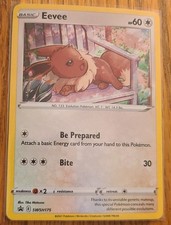 Pokemon Eevee #SWSH175 HOLO Sword and Shield Promo NM+ on eBay