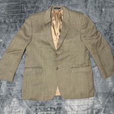 Ralph Lauren Mens Tan Micro Pattern Two Button Blazer Sport Coat Canada 44R