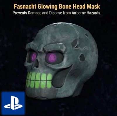 Fasnacht Glowing Bone Head Mask (Ps4/5)