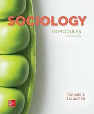 Loose Leaf for Sociology in Modules - Loose Leaf, by Schaefer Richard T. - Good