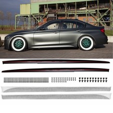 Schwellerleisten Schwarz glanz SPORT-PERFORMANCE + Folie passend f�r BMW F30 F31