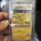 Pokémon CGC 10 Pikachu Black Star Promo Illustration Contest 2024 Winner