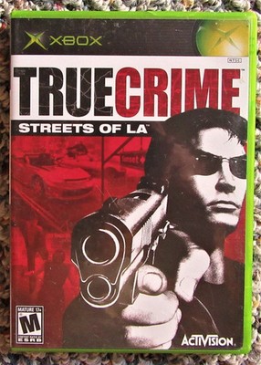True Crime: Streets Of LA (Original Xbox) Black Label CIB COMPLETE & TESTED