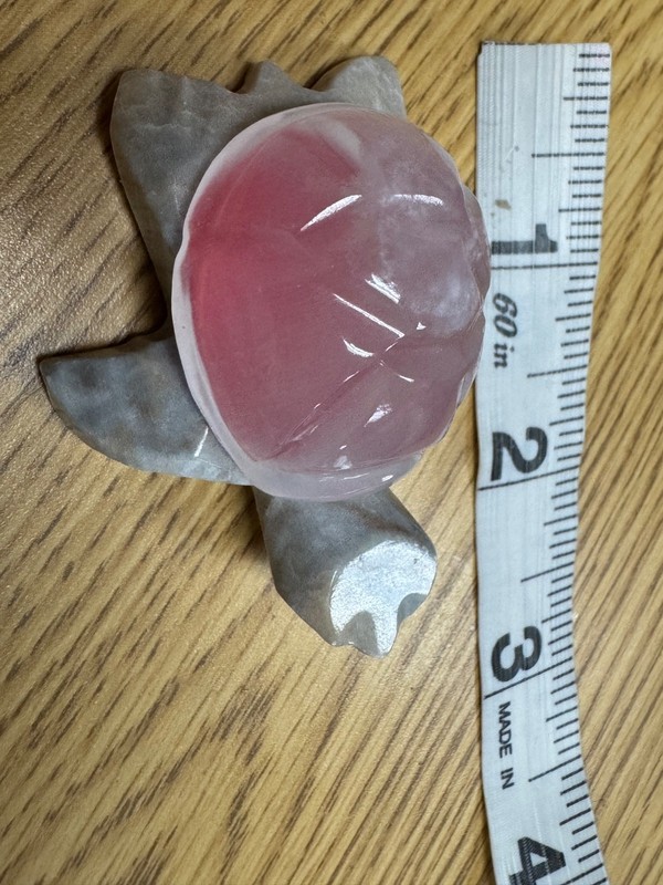 Unique Hand Made Carved Marble Quartz Stone Sea Turtle Figurine