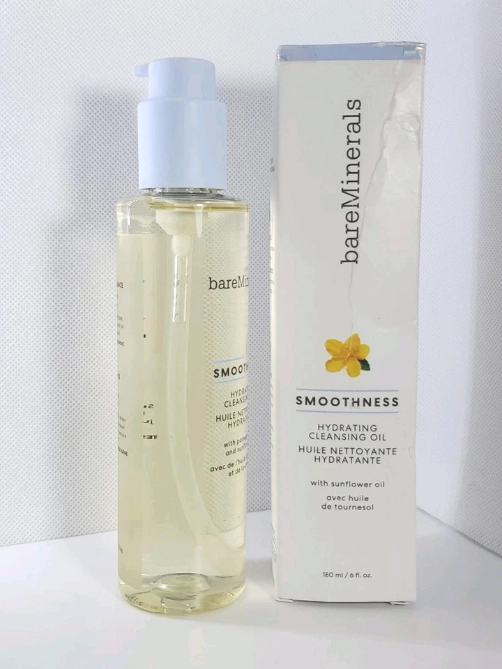 Увлажняющее очищающее масло BareMinerals Smoothness с подсолнечным маслом 180 мл/6 жидких унций - Изображение 3 из 4