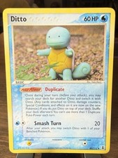 Pokémon Ditto (Squirtle) 064/113 EX Delta Species English - LP