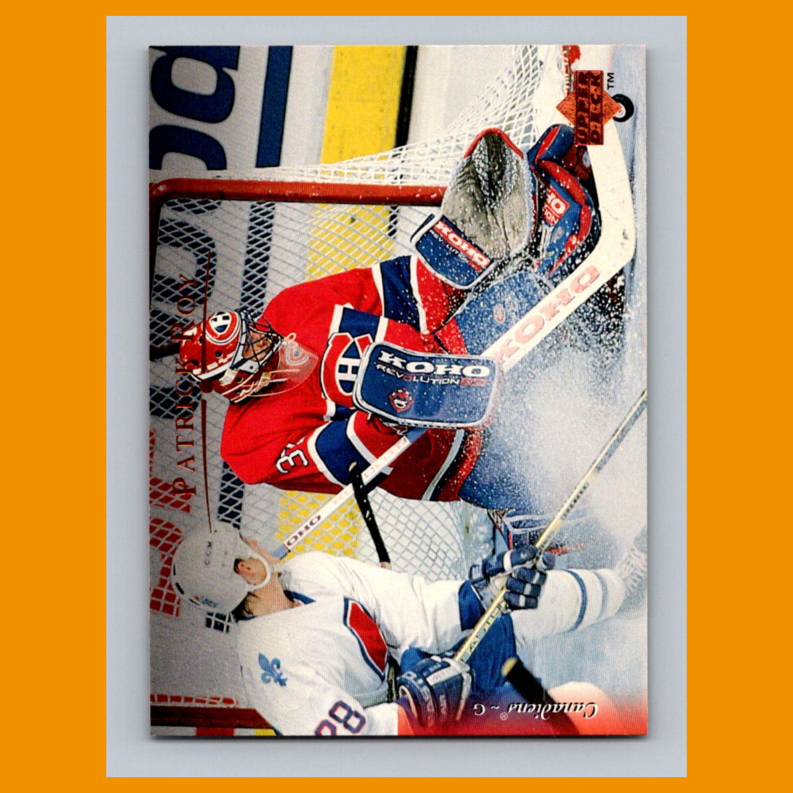 Patrick Roy #39 1995-96 Upper Deck Montreal Canadiens Hockey Card NHL