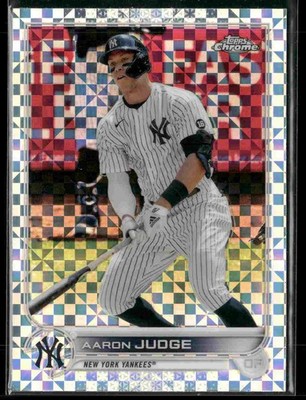 2022 Topps Chrome #99 Aaron Judge X-Fractor