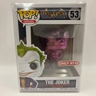 Funko POP! Batman Arkham Asylum THE JOKER # 53 Purple Chrome Target Exclusive