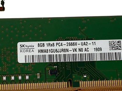 SK Hynix Micron 8GB 1Rx8 PC4-2666V-UA2-11 DDR4 Desktop RAM Memory