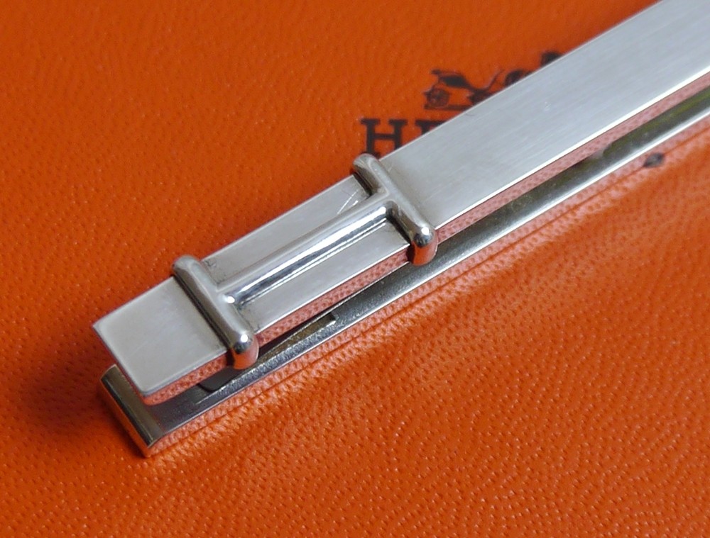 Hermes Tie Pin Clip H Sterling Silver 925 Vintage | eBay