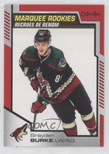 2020 Upper Deck O-Pee-Chee Update Marquee Rookies Red Border Brayden Burke 2d8