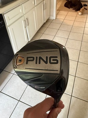 Right handed ping g400 9 degree driver with stiff flex shaft and head cover