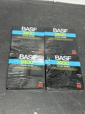 BASF Studio Series LH Super Reel to Reel Tape NOS Sealed 7" 2400 DP26 LOT OF 4