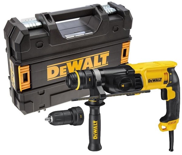 Dewalt Bohrhammer 800W D25134K Mit 2,8J Schlagenergie Und 13Mm Schnellspannbohrf-image