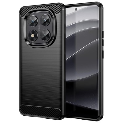 Hülle Carbon für Xiaomi Redmi Note 14 Pro 5G Schutzhülle Handy Case Handyhülle