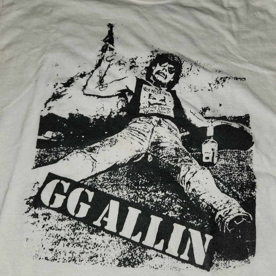 Camisa GG Allin Hardcore Punk Jabbers Murder Junkies Pequeña De Colección Foto 2 de 4