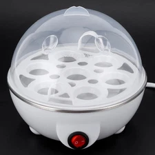Easy Egg Cooker Electric 7-Egg Capacity Soft, Medium, Hard-Boiled Egg Cooker