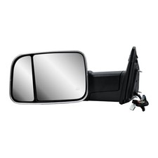 Driver Left Side Door Towing Mirror Chrome Back Cover Chrome Driver LH Side