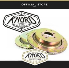 DISCOS DE FRENO TRASEROS LAND ROVER DISCOVERY 3 2.7 TDV6 RENDIMIENTO PERFORADOS Y RANURADOS