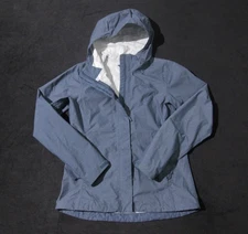 The North Face Venture Jacket Womens Small Blue Rain Softshell Full Zip Hooded