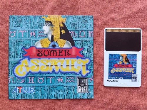 Somer Assault - game and manual only - TurboGrafx 16 Turbo Grafx 16 TG16 NTSC US